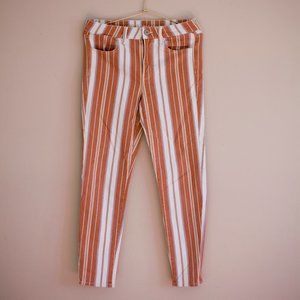 American Eagle Next Level Stretch Hi Rise jegging crop stripe NWOT women…